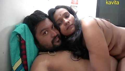 Indian brunette gets fucked in front of the camera