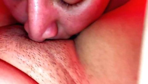 Indian chick cleaning house has a little cum on her face
