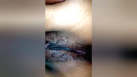 Indian wife takes cock into her hairy pussy and anal