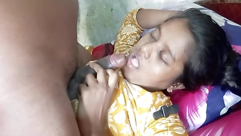 Slutty amateur brunette has her neighbor's husband fucked