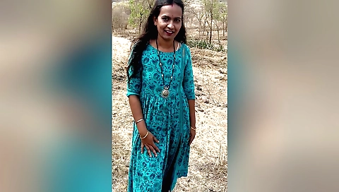 Indian hottie riding and blowing a boyfriend on the grass