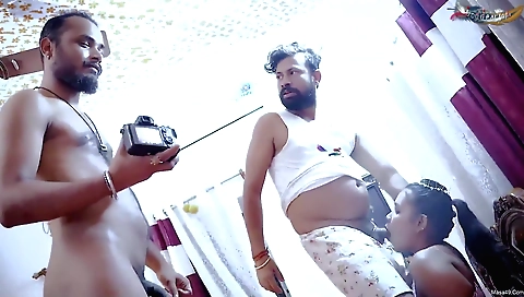 Brunette woman gets her stepbrother's dick hard in her pussy