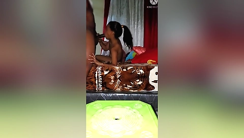 Beautiful brunette 18+ chick gets her pussy fucked 18+