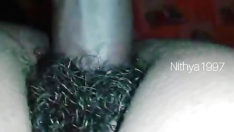 Indian hairy girl is rammed in bed by horny boyfriend