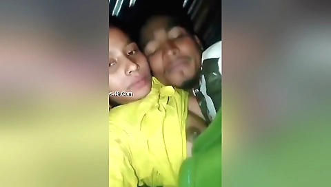 Busty brunette takes off clothes and fucks on the webcam