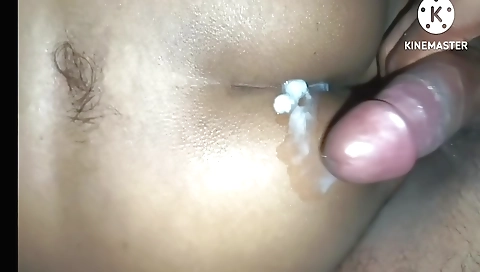 Brunette fucks herself in the bedroom in amateur porn