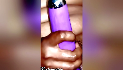 Indian solo female porn video with me playing with a toy