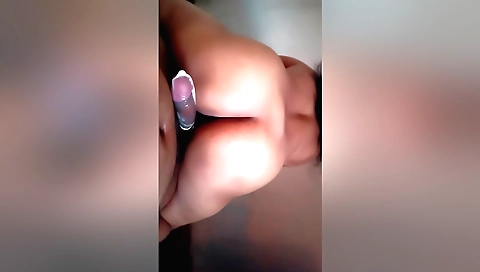 Indian brunette fucks a neighbor on the floor in her home