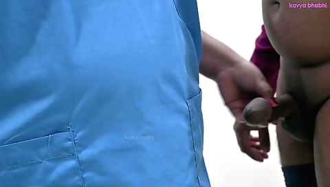 Indian nurse with a smiley on her face in her amateur porn video