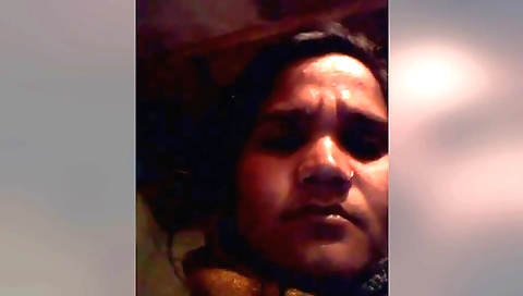 Hairy indian teen enjoys her hairy pussy with webcam lover