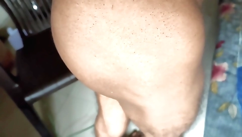 Indian girl in sexy outfit is alone in the bathroom