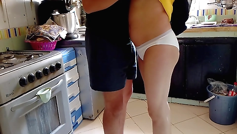 A housemaid in the village makes an amateur vid with her