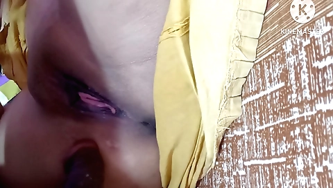 Indian housewife and her husband having couple fun