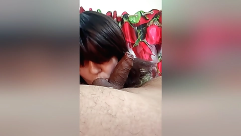 Brunette slutty with small tits 18+ fucks on the bed