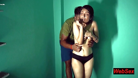 Indian teen with a small tits makes you feel so horny