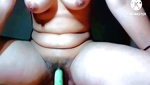 Busty amateur blonde 18+ with hairy pussy gets wet with toys