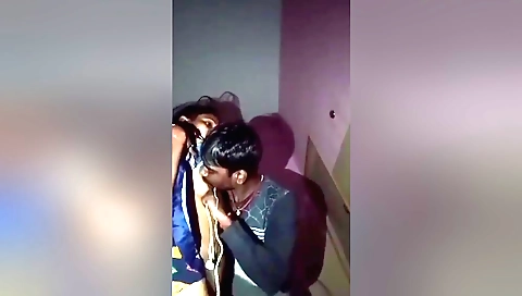 Busty brunette with short hair fucked in the web cam