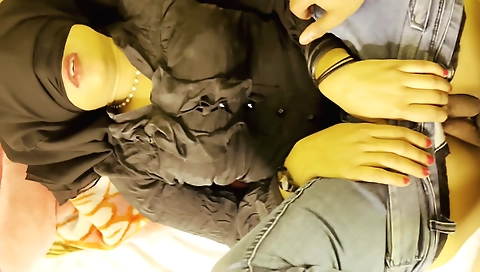 Indian girl with a cute body and small tits is a big sex slut