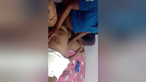 Devar bhabhi makes a hot sex video with a hot babe