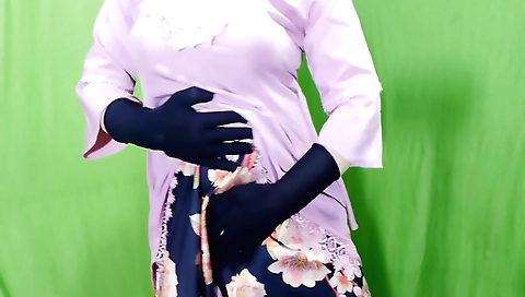 Small titted lady is showing off pussy and ass with homemade video