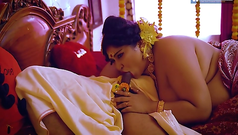 Indian lady has a nice ass and big boobs in this porn movie