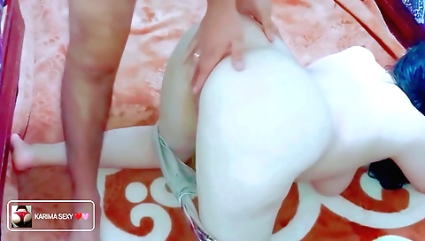 Creampie of a small tittied girl in homemade porn video