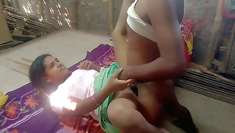 Horny Indian girl pleases her admirer by making love