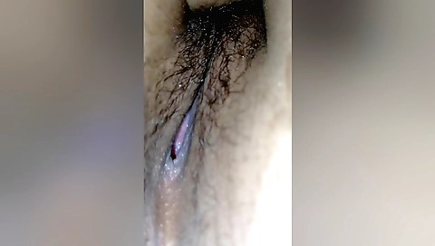 Indian teen hairy pussy and lesbian blowjob on the bed