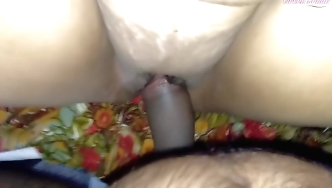 Indian brunette with a big booty is on the bed in this movie