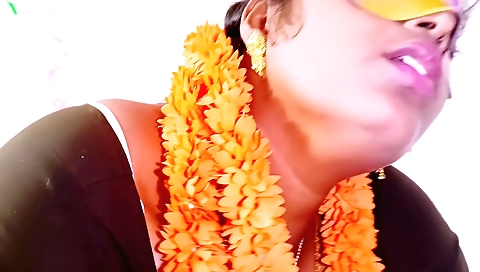 Stepparent fucks her stepson's big black cock in POV