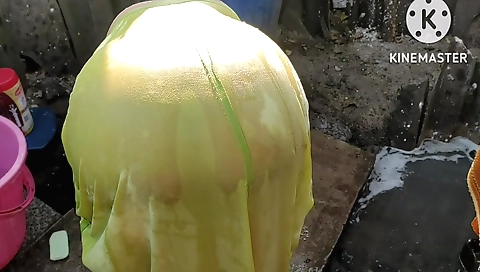 Indian nude and blowjob scene in the desert outdoors