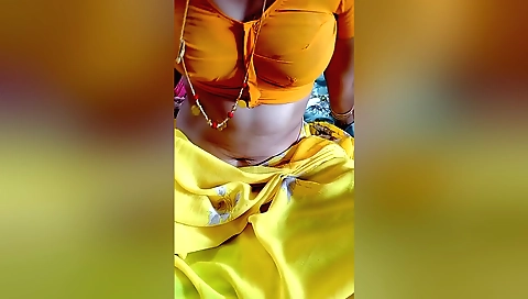 Meera takes the time to be naked and enjoys herself