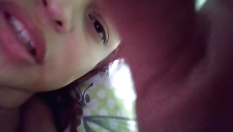 Indian brunette with small tits gets to fuck her hubby