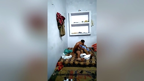 Slutty brunette takes a hot dick from behind and fucked