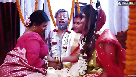 Sexy brunette milf gets banged in different positions